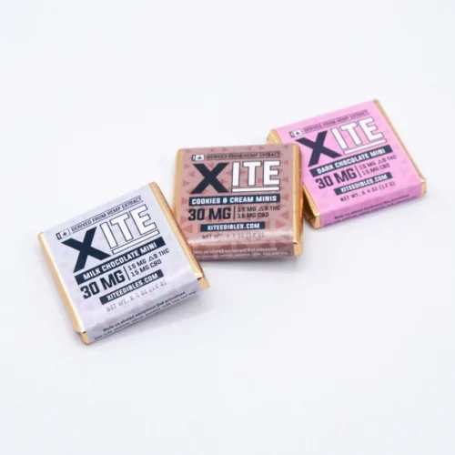 XITE || Delta 9 THC + CBD Chocolates | 30MG
