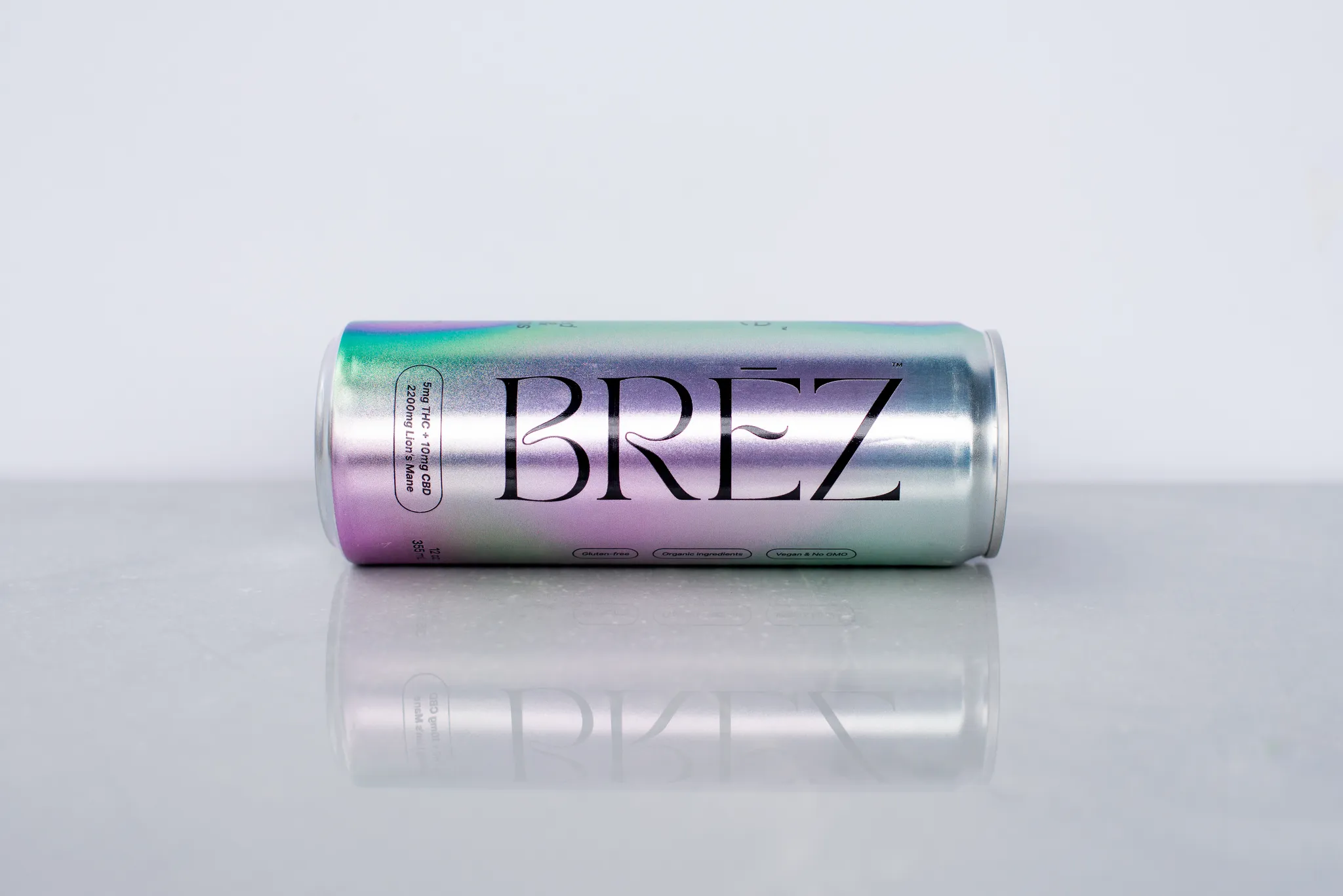BRĒZ || Lemon Elderflower D9 THC+CBD+Mushroom Infused Beverage | 12oz - Image 7