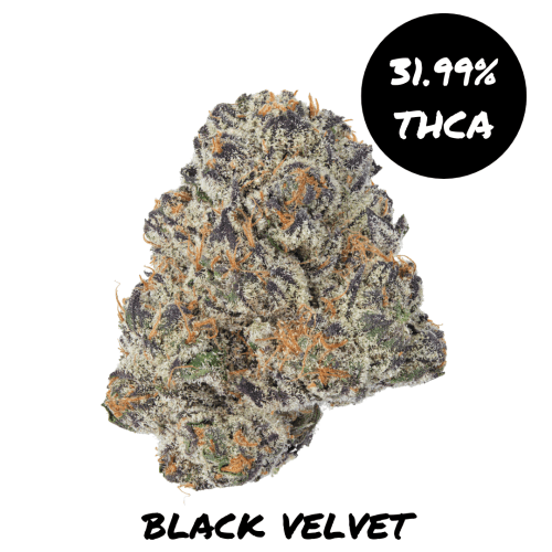 WNC CBD - THCA Flower Hybrid, Black Velvet, 3.5g