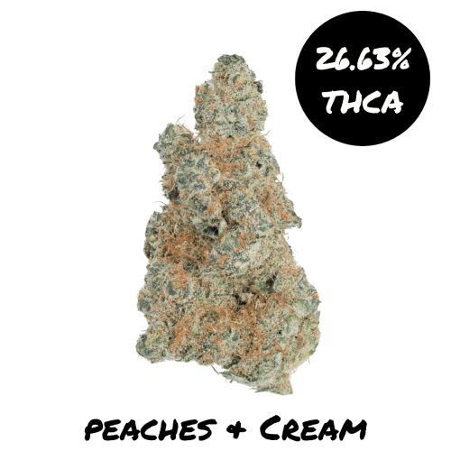 WNC CBD THCA Flower - Peaches & Cream Sativa Hybrid 3.5g