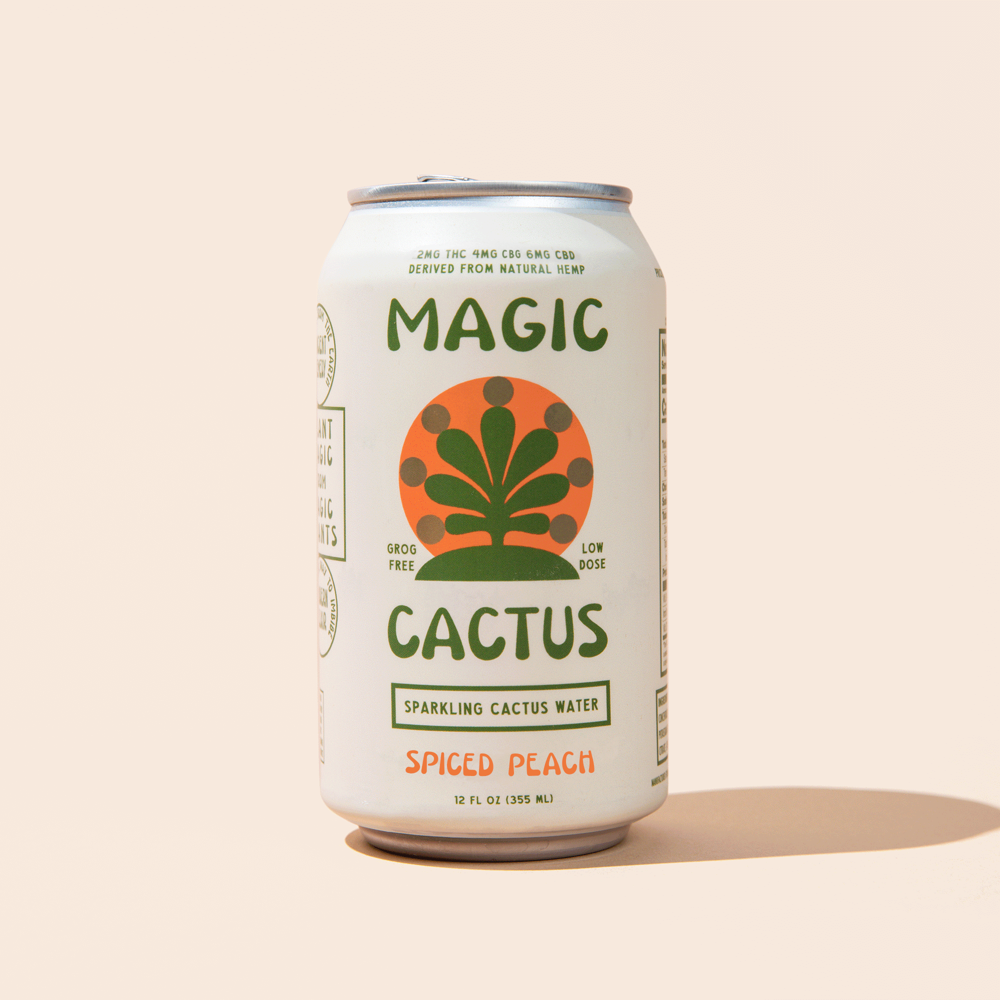 Magic Cactus || Low-Dose Delta 9 THC + CBD + CBG Sparkling Cactus Water - Image 3