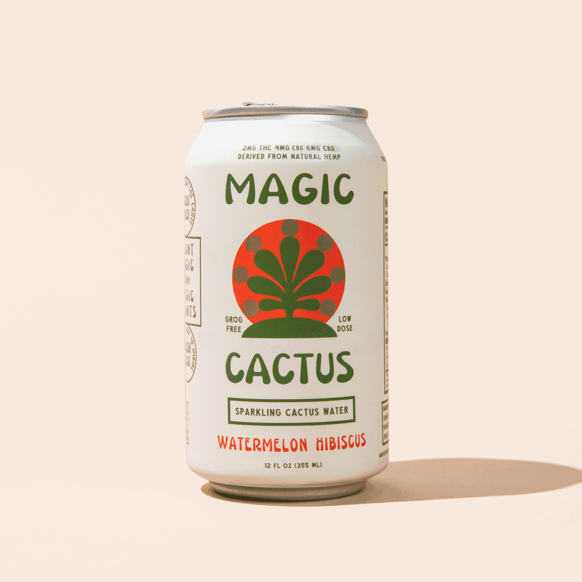 Magic Cactus || Low-Dose Delta 9 THC + CBD + CBG Sparkling Cactus Water - Image 2
