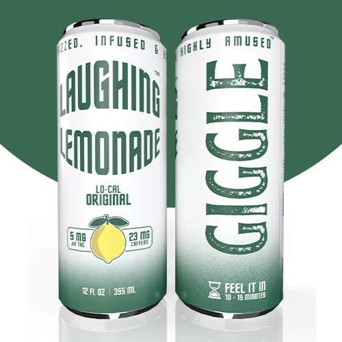 Laughing Lemonade || 5mg D9 THC  Fizzy Lemonade + Caffeine