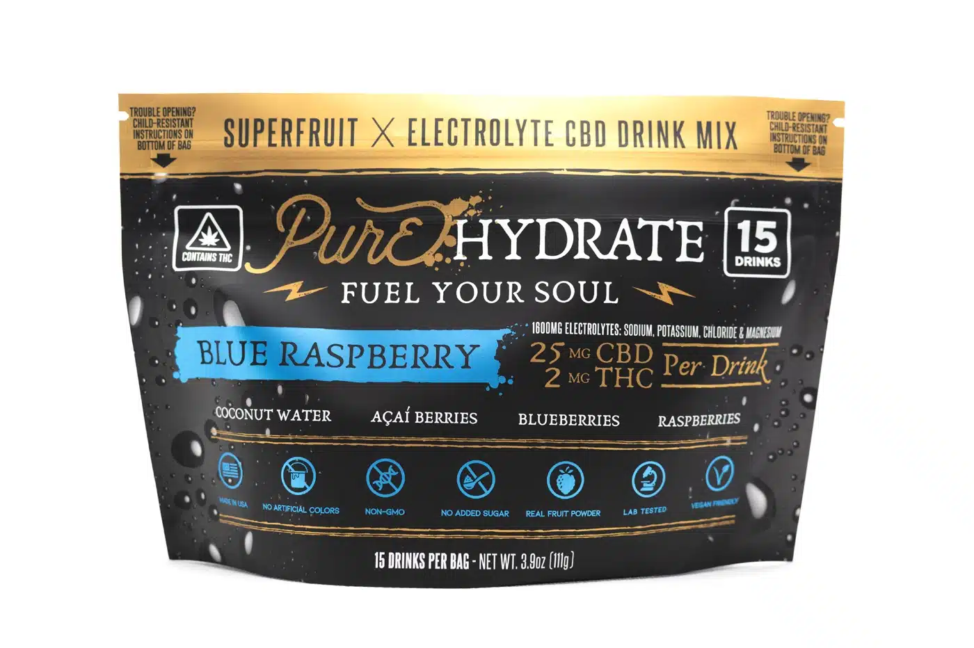 Primary Jane || Pure Hydrate CBD Drink Mix | 25mg - Image 2