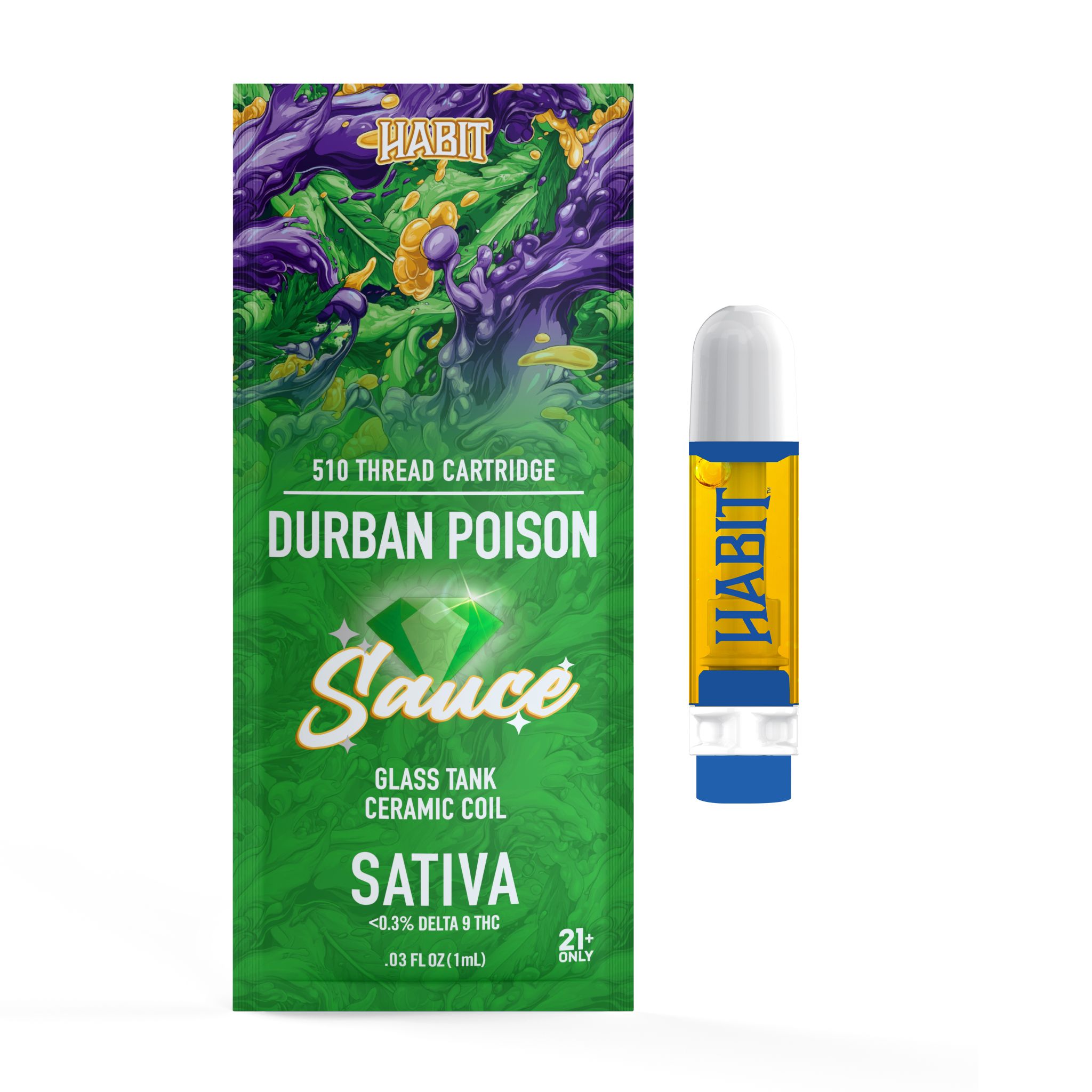 Habit || THCA Sauce Vape Cartridge | 1 Gram - Image 2