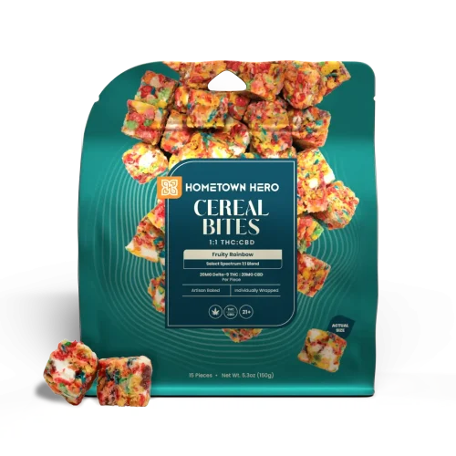Hometown Hero || Delta 9 THC + CBD Cereal Bites | 15CT