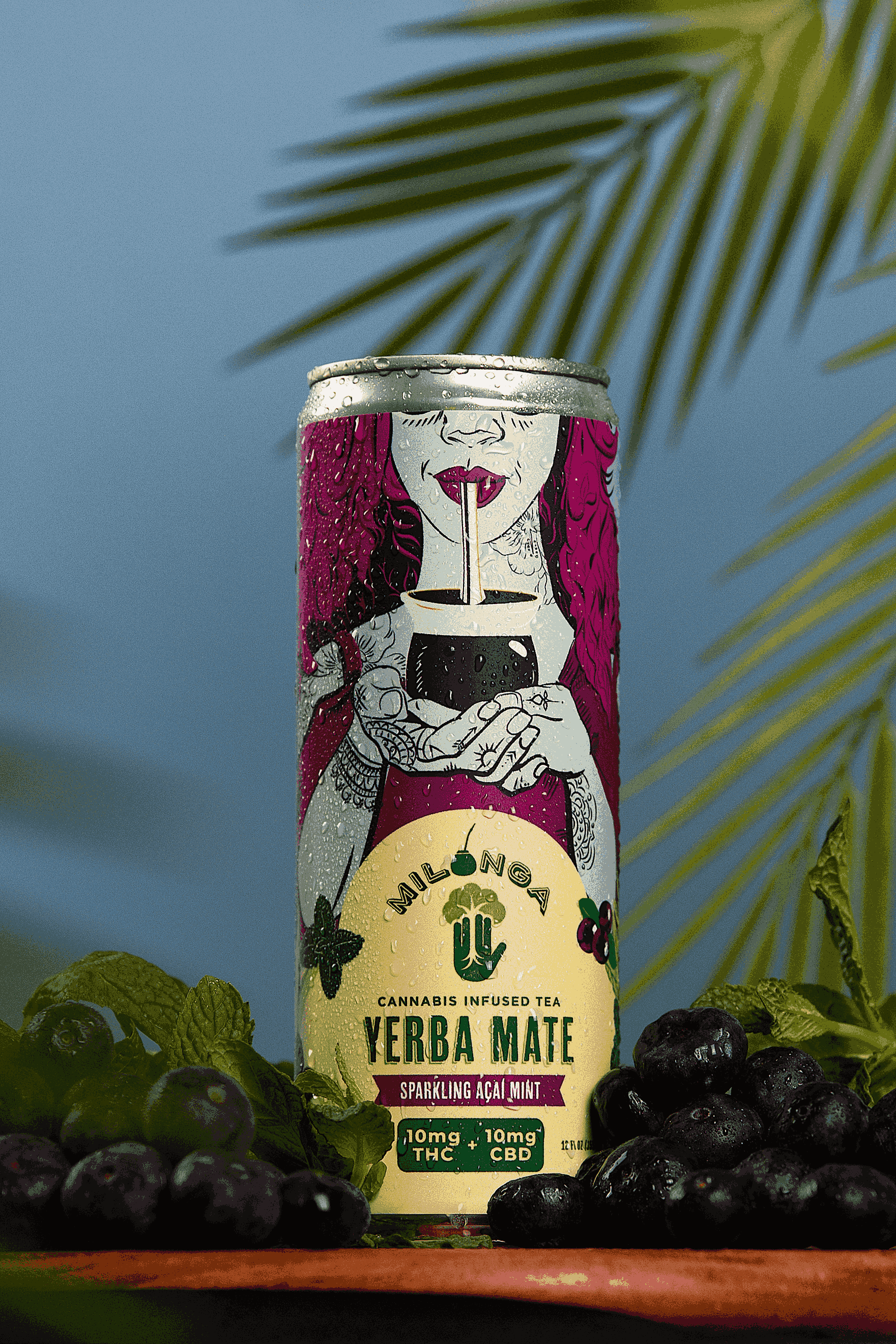 Milonga || Delta 9 THC Sparkling Yerba Mate | 10MG - Image 2