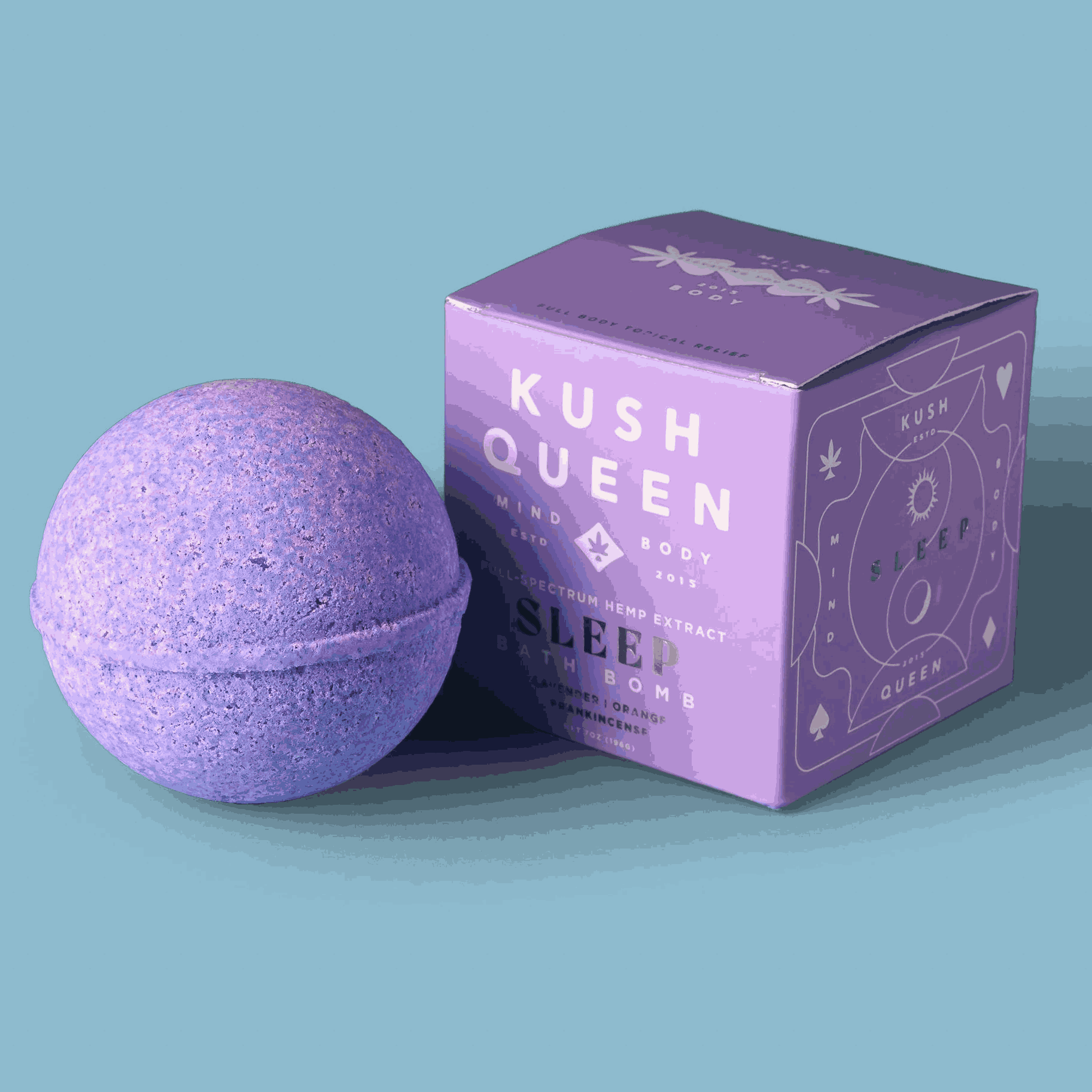 Kush Queen || 1:1 THC & CBD Bath Bomb | 50MG