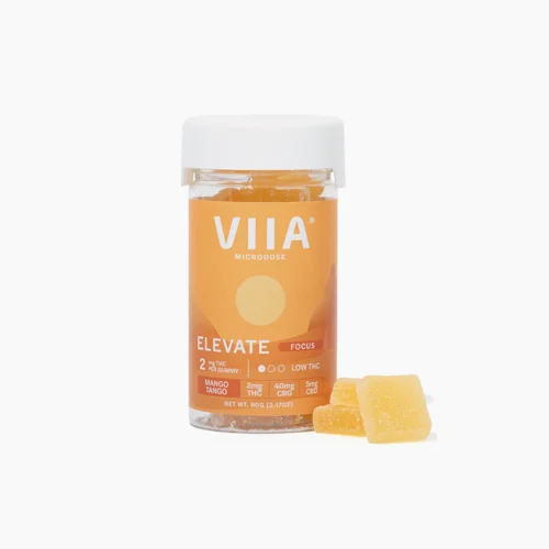 VIIA Hemp Co. || Elevate/Focus Delta 9 THC + CBG + CBD Gummy | 2MG