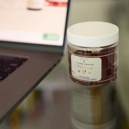 Flora Sophia Botanicals || CBG + Focus Mushroom Gummies - Image 4