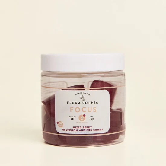 Flora Sophia Botanicals || CBG + Focus Mushroom Gummies - Image 2