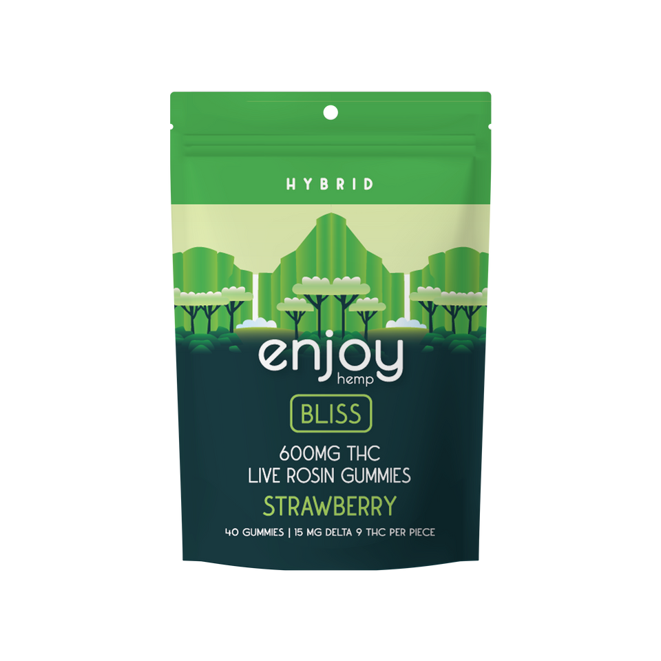 Enjoy Hemp || Delta 9 THC + Live Rosin Gummies | 600MG (40CT) - Image 4