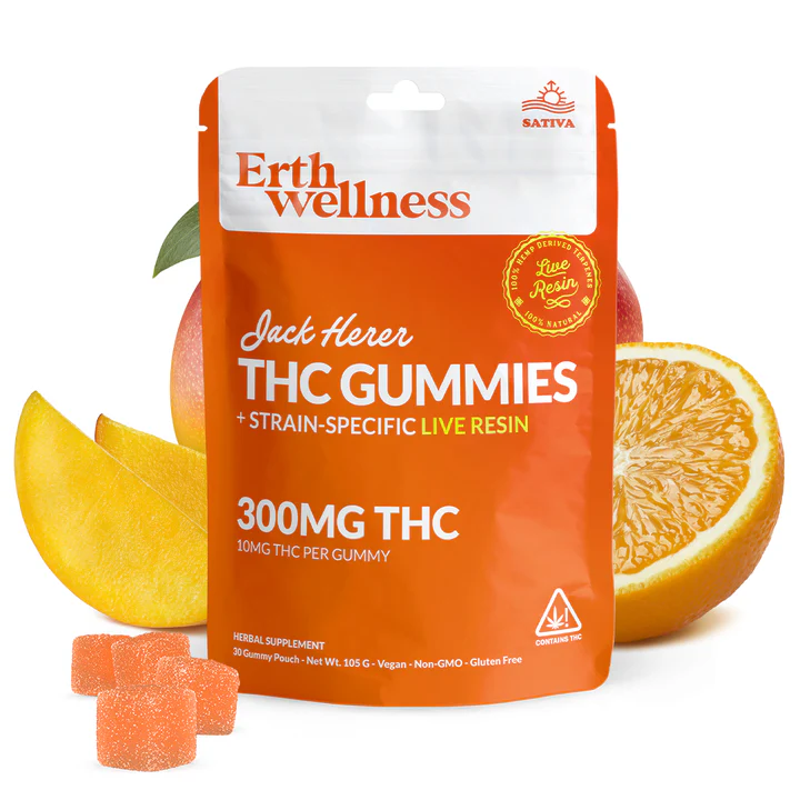 Erth Wellness || Delta 9 THC Live Resin Gummies - Image 2
