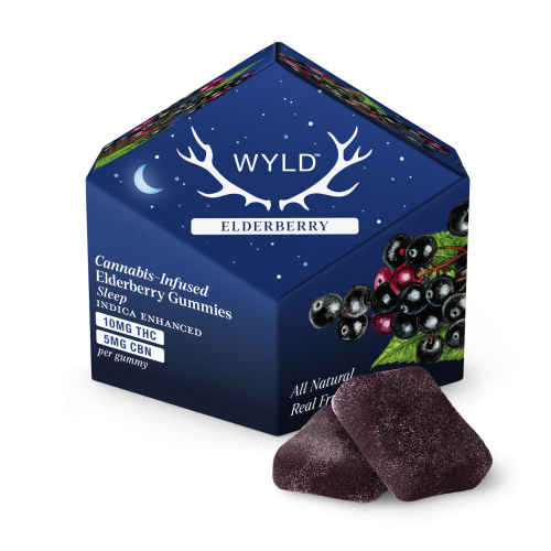 WYLD || Delta 9 THC + CBN Elderberry Sleep Gummies