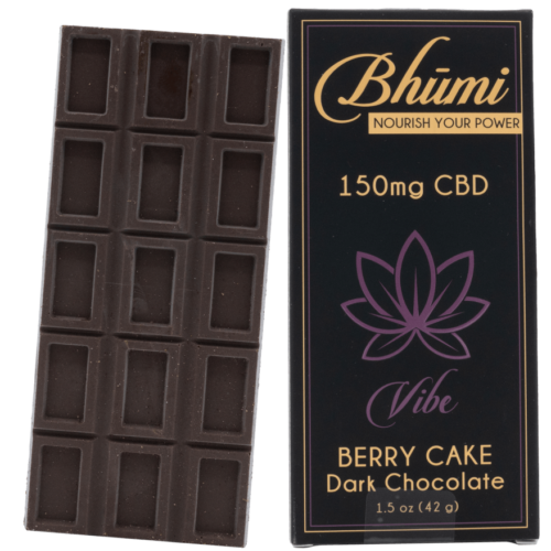 Bhumi || CBD Berry Cake Dark Chocolate Bar