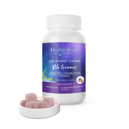 Healthy Roots || CBD Isolate PM Gummy Chews | 30MG