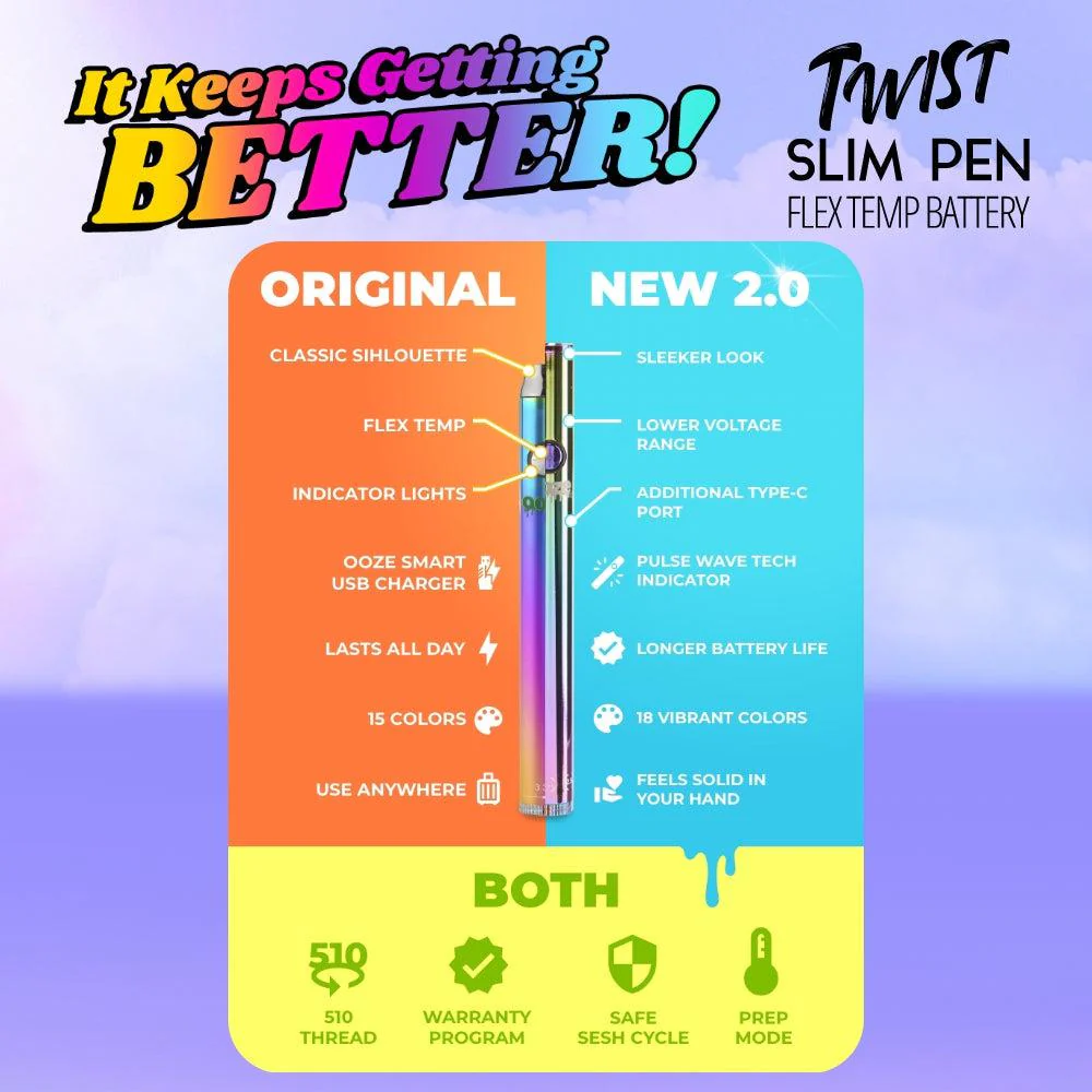 Ooze || Twist Slim Pen 2.0 Battery - Image 8