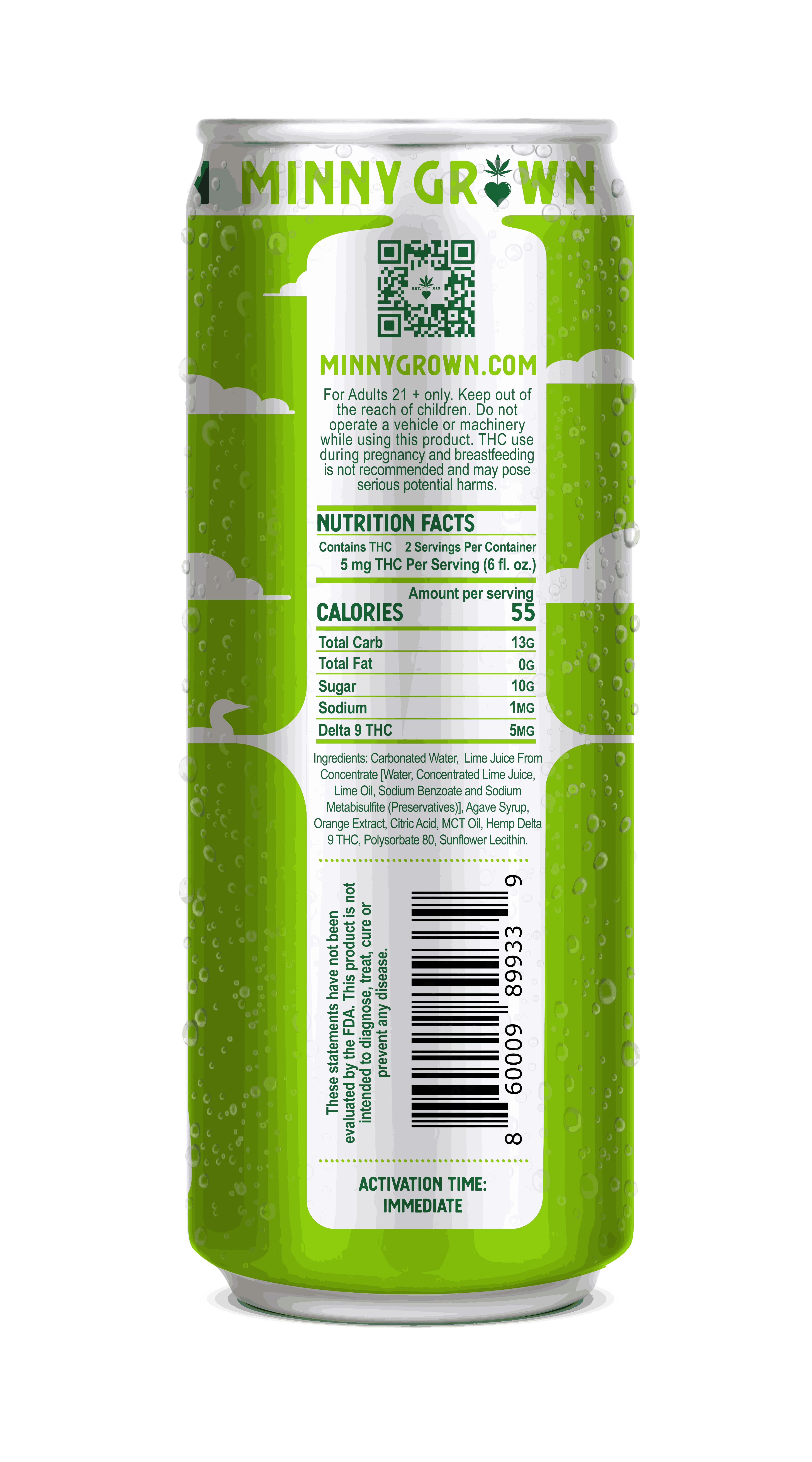 Minny Grown || Delta 9 THC Cannabis Cocktail | 10 MG - Image 5