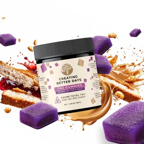 Creating Better Days || Delta 9 THC PB&J Gummy | 25MG