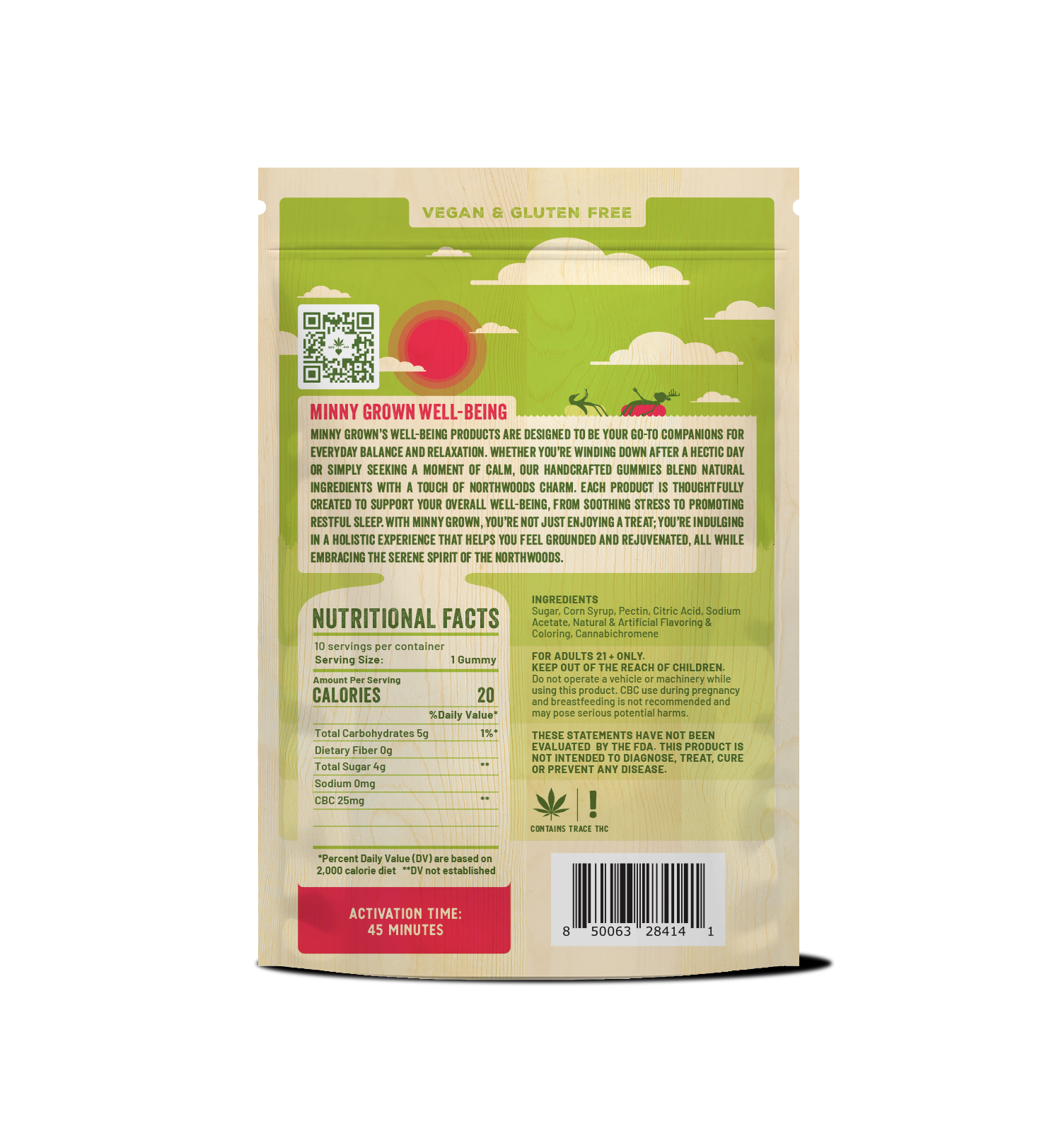 Minny Grown || CBC Wellness Gummy | 25MG - Image 2