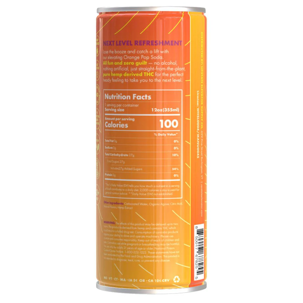 Upstate Elevator || Delta 9 THC + CBD Infused Beverage | 12oz - Image 11