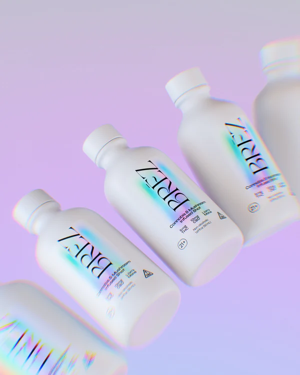 BRĒZ || Delta 9 THC + CBD + Lion's Mane Shot | 50 ML - Image 2