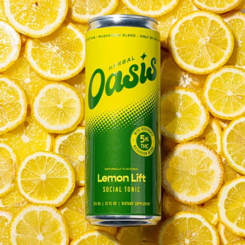 Herbal Oasis || Delta 9 THC + CBG + Adaptogens Social Tonic