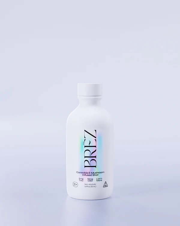 BRĒZ || Delta 9 THC + CBD + Lion's Mane Shot | 50 ML