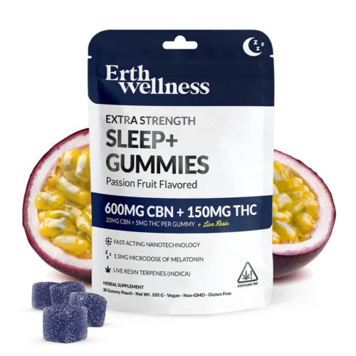 Erth Wellness || Delta 9 THC + CBN Live Resin Sleep Gummy | 5MG