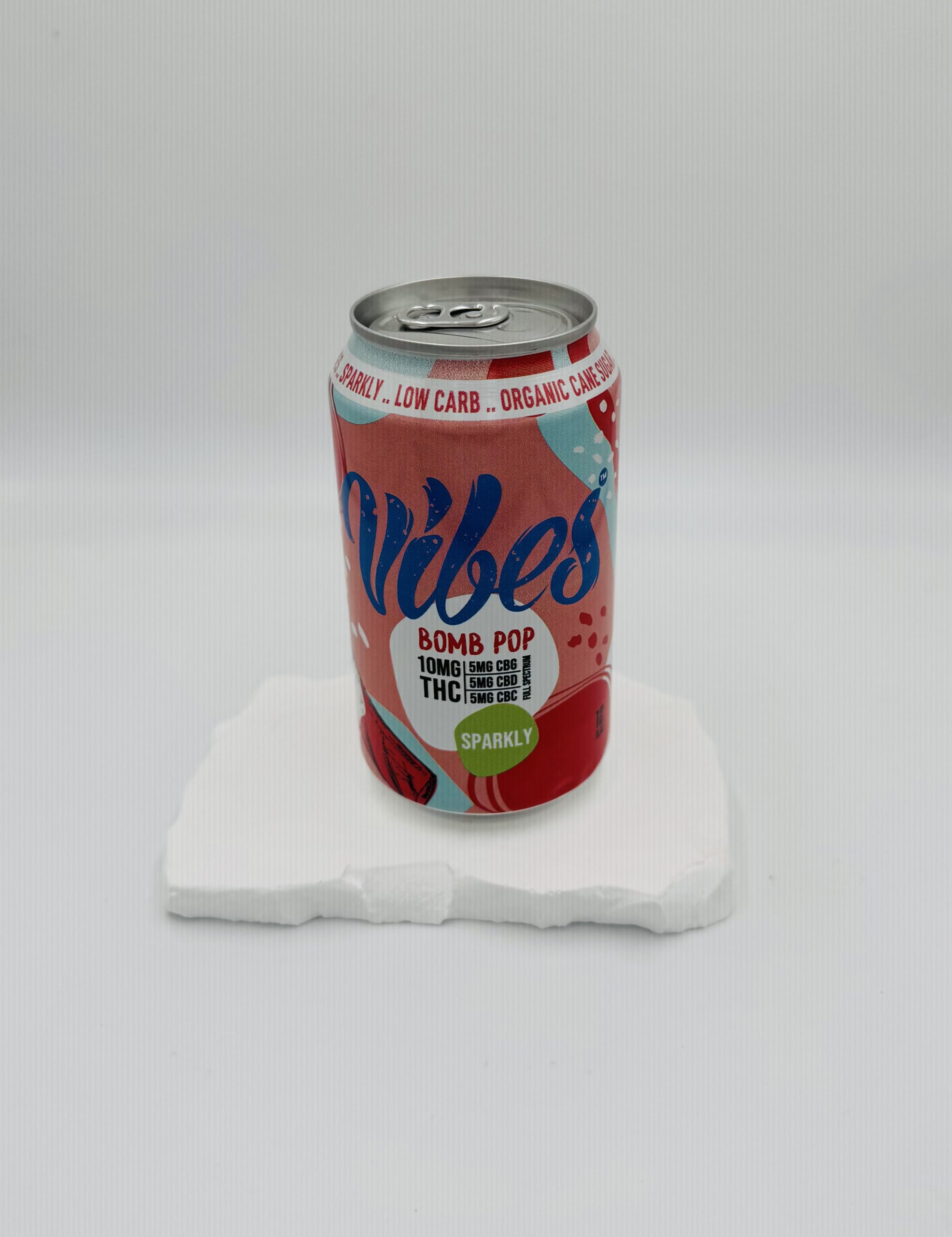 Vibes || Delta 9 THC + CBC + CBG + CBD Bomb Pop Beverage | 10MG - Image 5
