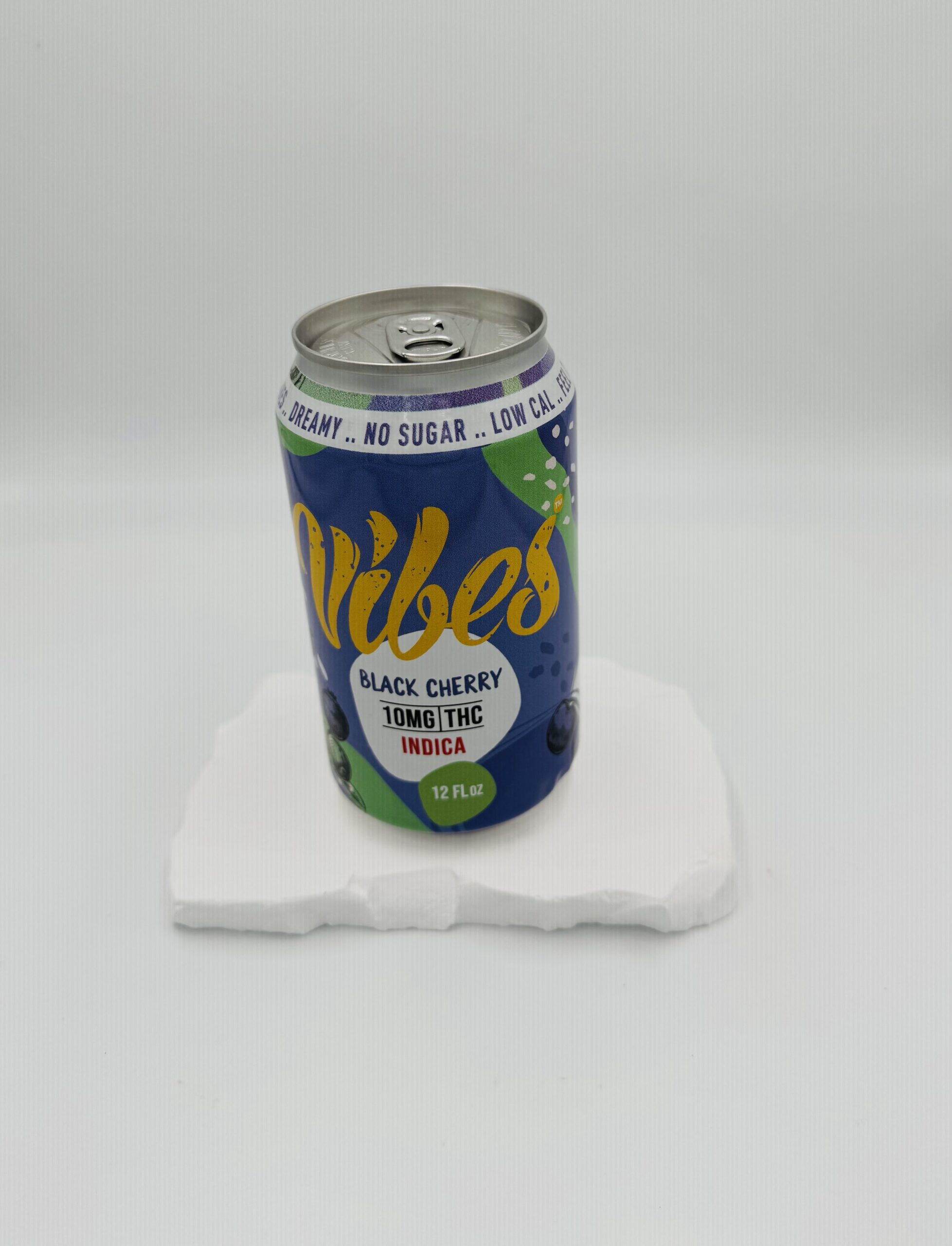 Vibes || Delta 9 THC Indica Black Cherry Seltzer | 10MG - Image 4