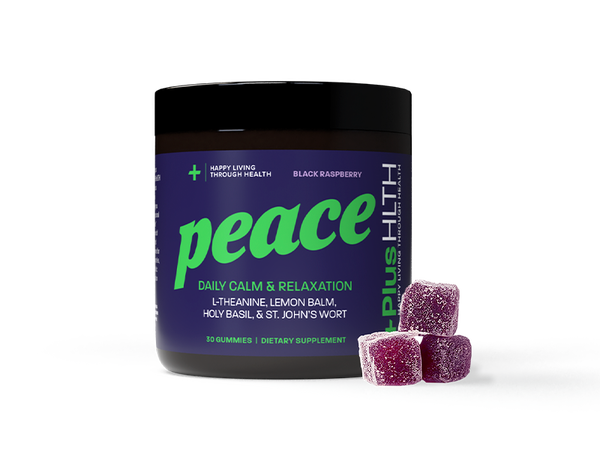 +PlusHLTH || Peace Gummies | Black Raspberry