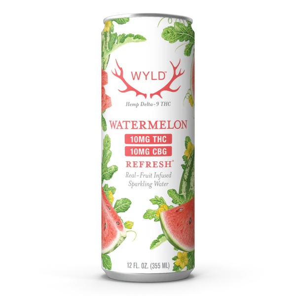 WYLD || Delta 9 THC + CBG (Refresh) Sparkling Water | 10MG