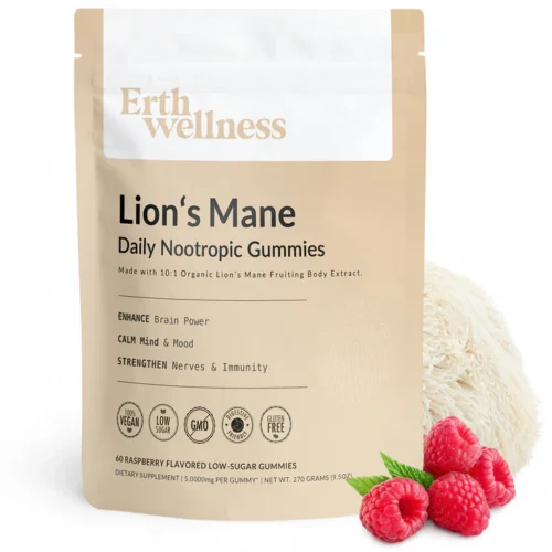 Erth Wellness || Lion's Mane Daily Nootropic Gummies