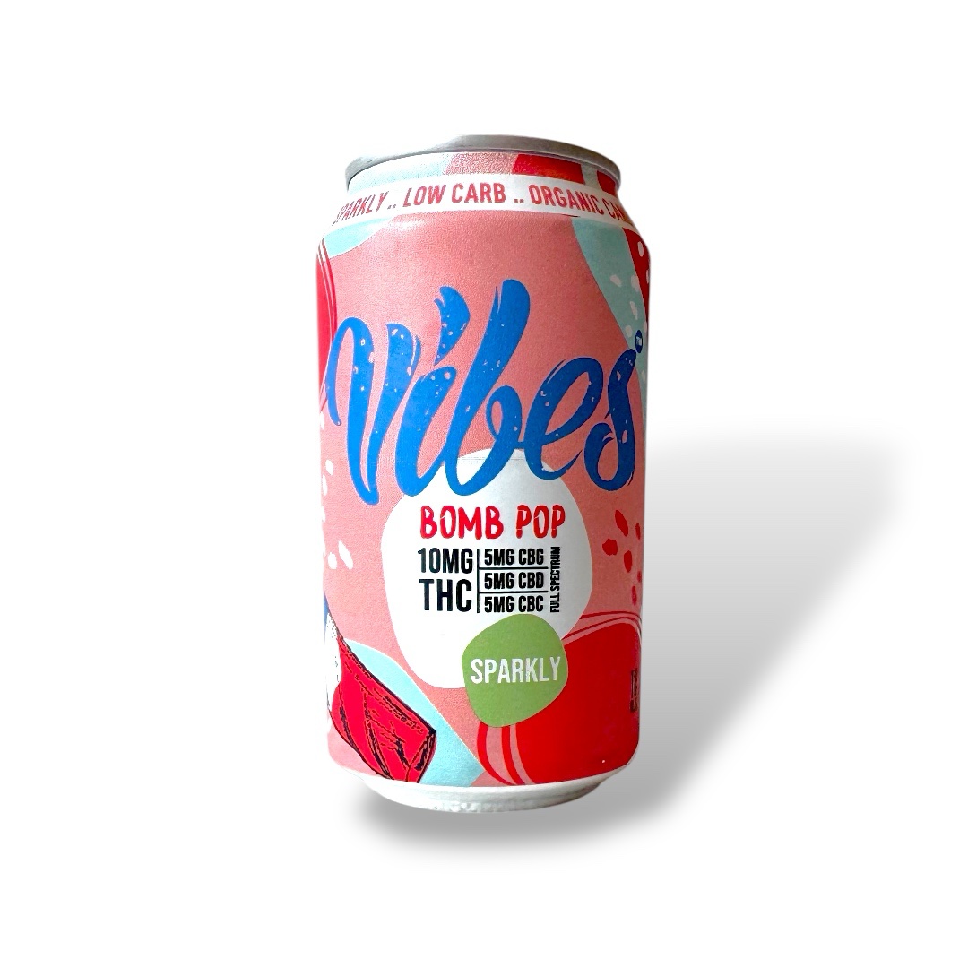 Vibes || Delta 9 THC + CBC + CBG + CBD Bomb Pop Beverage | 10MG
