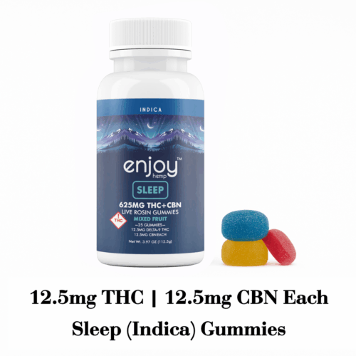 Enjoy Hemp || 1:1 Delta 9 THC + CBN Sleep Gummies | 12.5MG