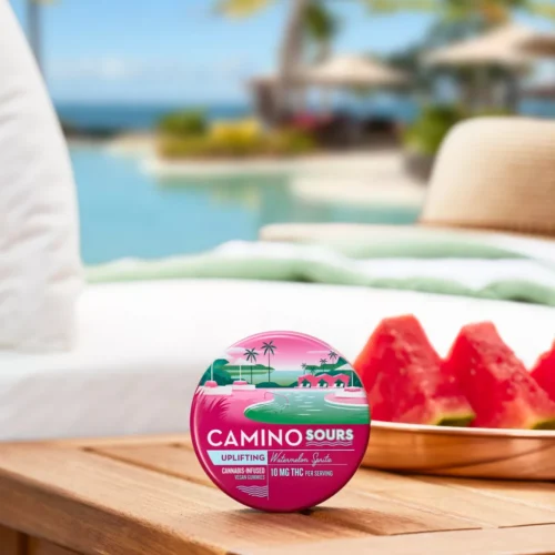 Camino || Delta 9 THC Uplifting Sour Watermelon Spritz Gummies | 10MG