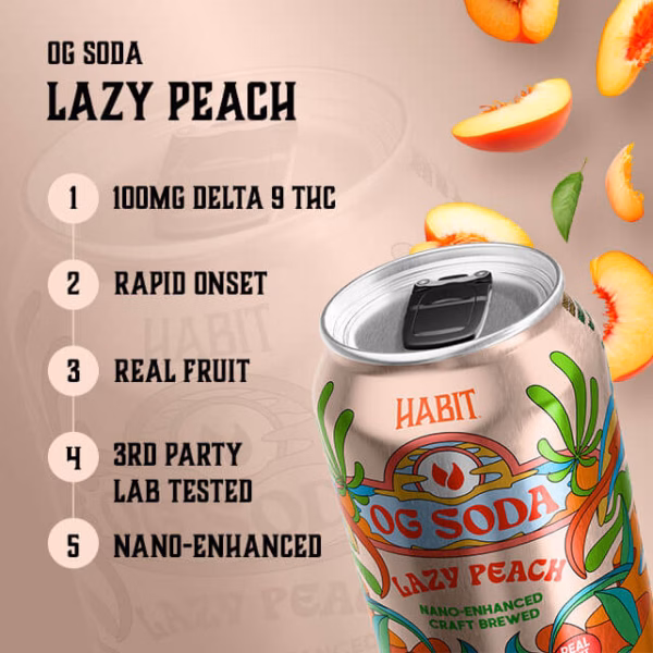 Habit || Delta 9 THC Sparkling Sodas | 100MG - Image 4