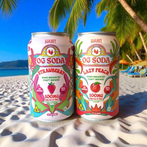 Habit || Delta 9 THC Sparkling Sodas | 100MG