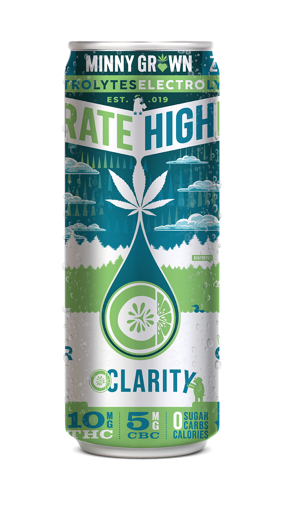 Minny Grown || Delta 9 THC Highdrate Water | 10MG - Image 2