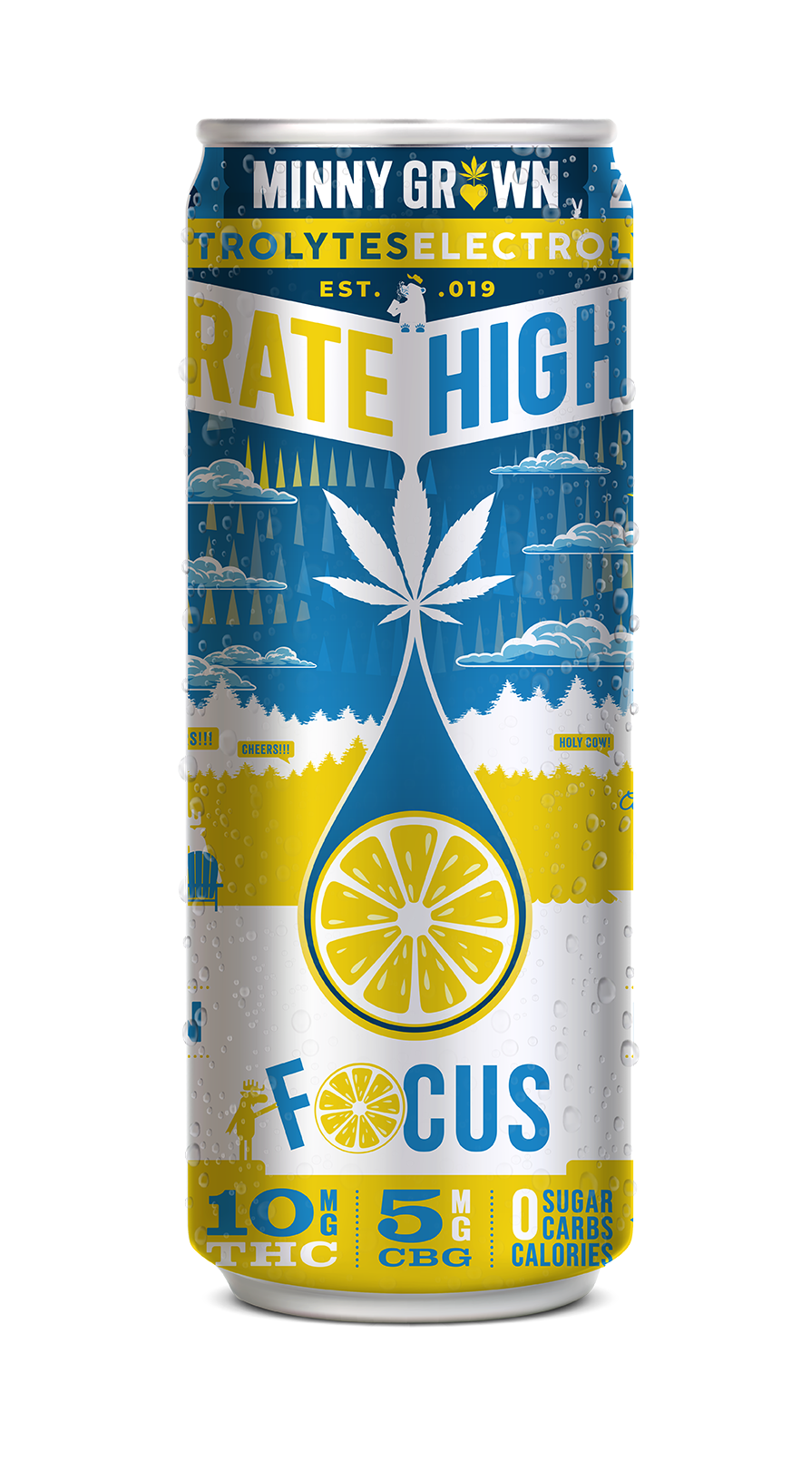 Minny Grown || Delta 9 THC Highdrate Water | 10MG - Image 5