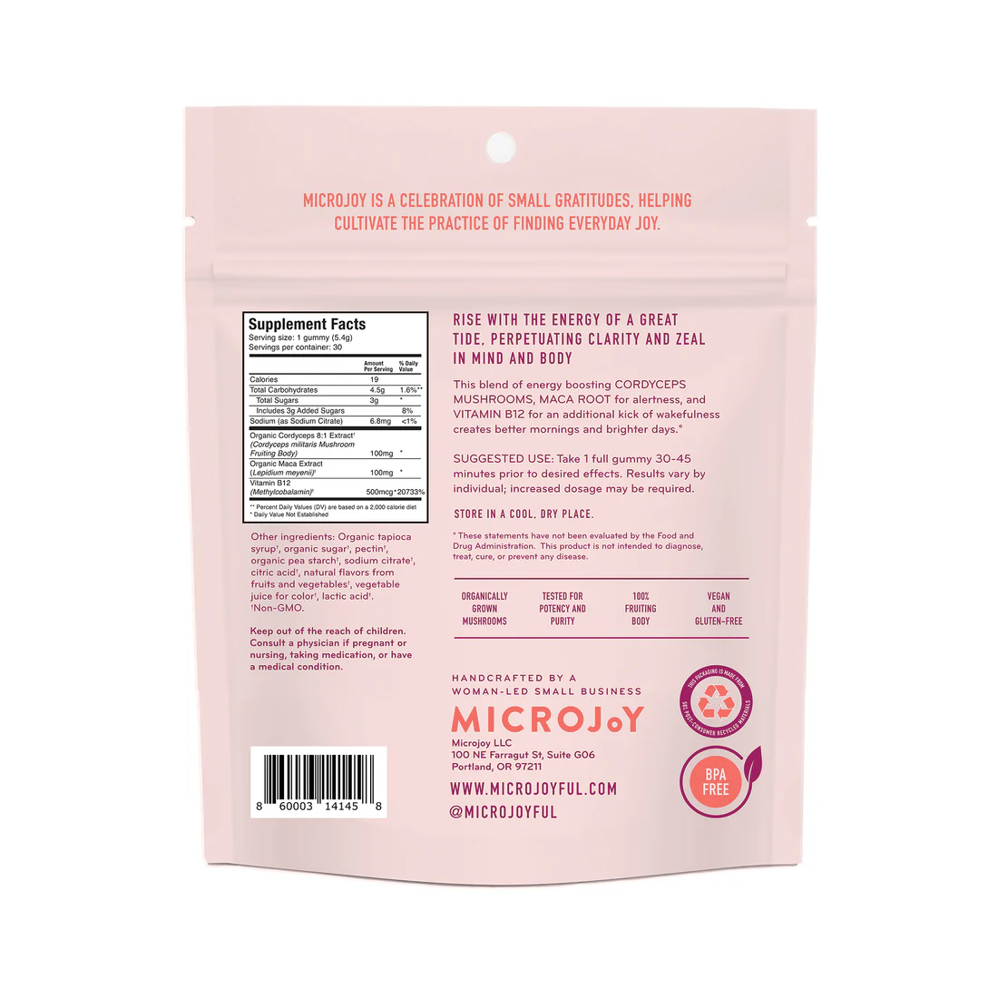 Microjoy || Functional Mushroom Gummies | 30CT. - Image 11