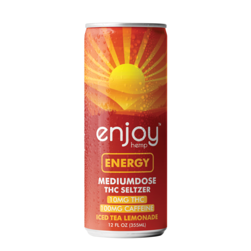 Enjoy Hemp || Delta 9 THC + Caffeine Energy Seltzer | 10MG