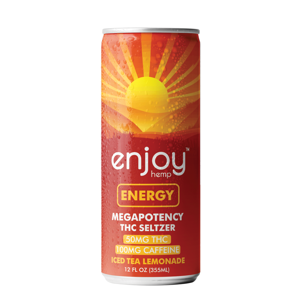 Enjoy Hemp || Delta 9 THC + Caffeine Energy Seltzer | 50MG