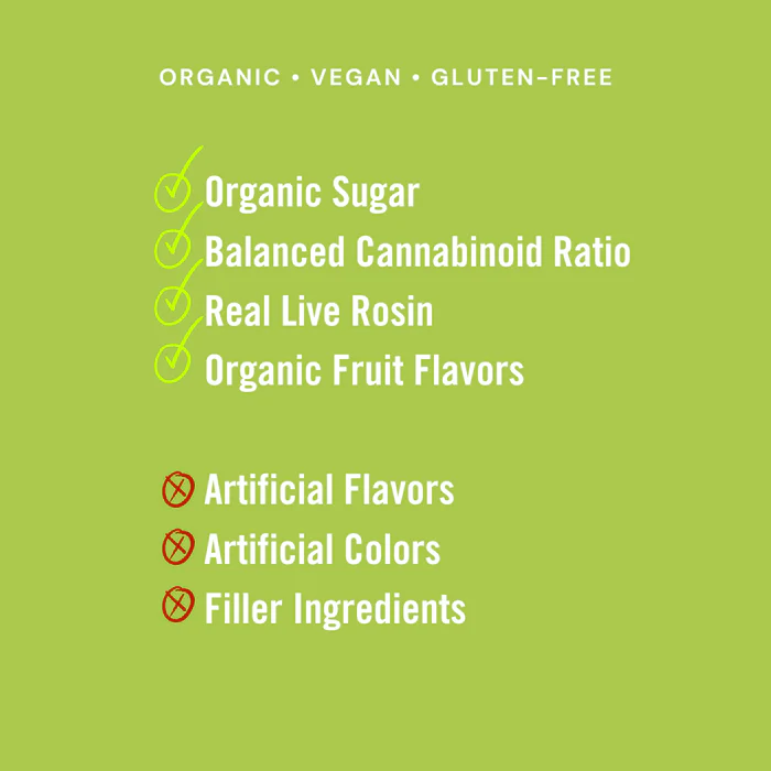 Canvast || Delta 9 THC + CBD Live Rosin Gummy | 25MG - Image 4