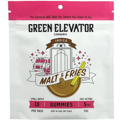 Green Elevator || Delta 9 THC Fast Acting Gummies | 5MG