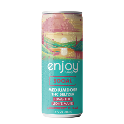 Enjoy Hemp || Delta 9 THC + Lion's Mane Social Seltzer | 10MG