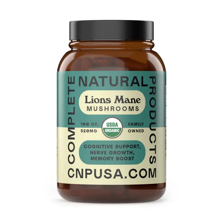 Complete Natural Products || Lion's Mane Capsules | 100 CT.