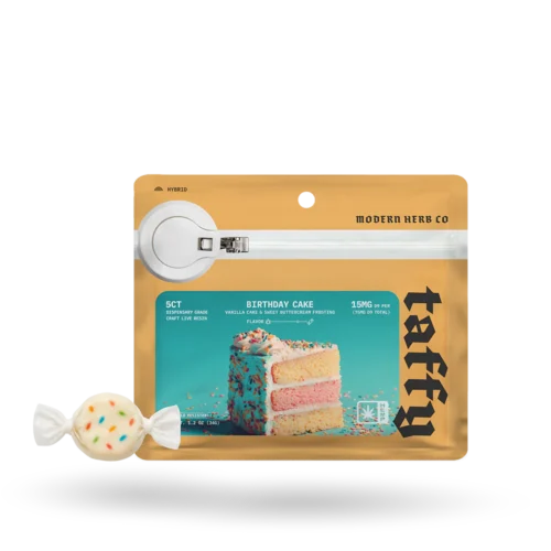 Modern Herb Co || Live Resin Delta 9 THC Taffy | 15MG