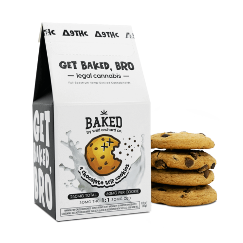 Baked || 1:1 Delta 9 THC + CBD Cookies | 30MG